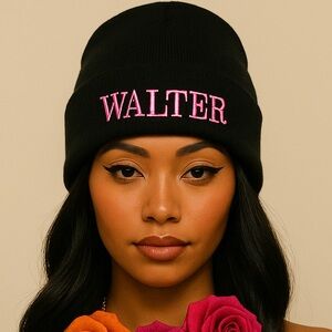 WALTER EMBROIDERED SOFT SPUN BEANIE | bythelionnody